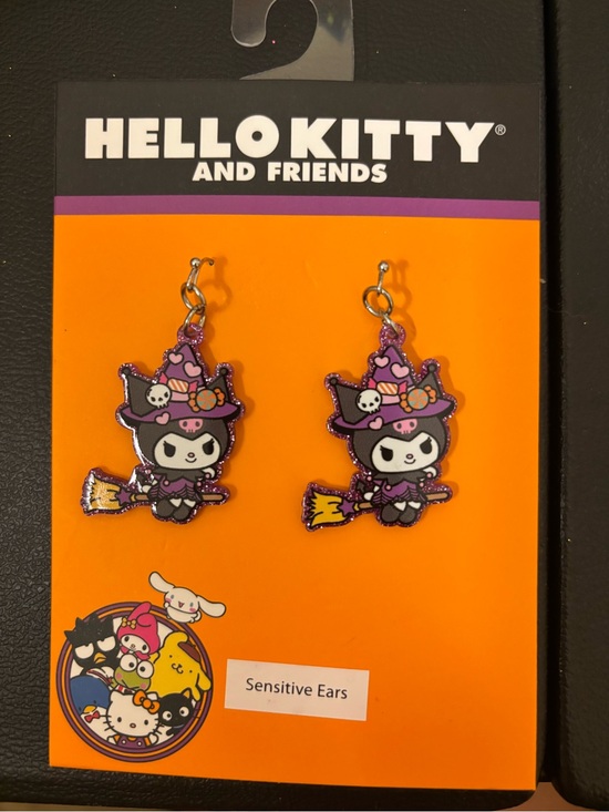 Sanrio Jewelry - Kuromi Witch Festive Earrings For Sensitive Ears Sanrio